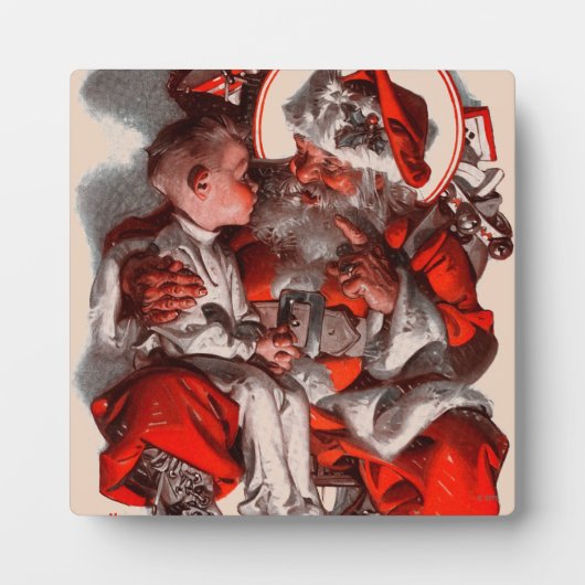 Santa's Lap Fotoplaat (Voorkant)