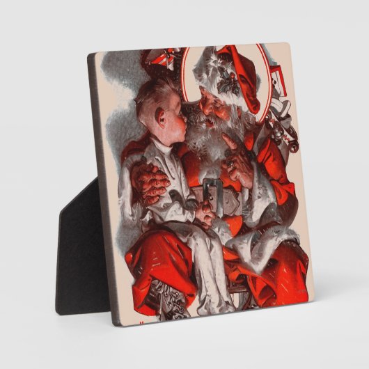 Santa's Lap Fotoplaat (Voorkant)