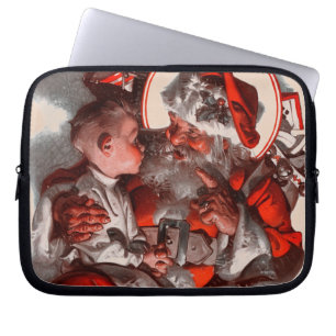 Santa's Lap Laptop Sleeve