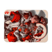 Santa's Lap Magneet (Horizontaal)