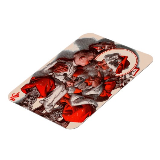 Santa's Lap Magneet (Linkerzijde)