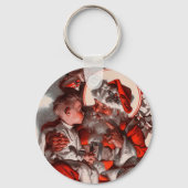 Santa's Lap Sleutelhanger (Voorkant)