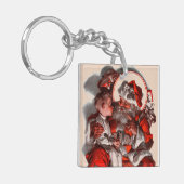 Santa's Lap Sleutelhanger (Voorkant Links)