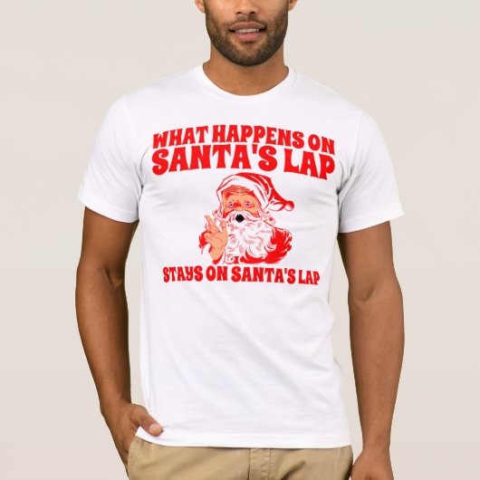 Santa's Lap T-shirt (Voorkant)