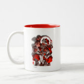 Santa's Lap Tweekleurige Koffiemok (Links)