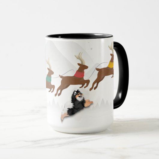 Santas Lappy Helpers - mok Lapphund (Voorkant rechts)