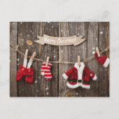 Santa's Laundry Feestdagenkaart (Voorkant)