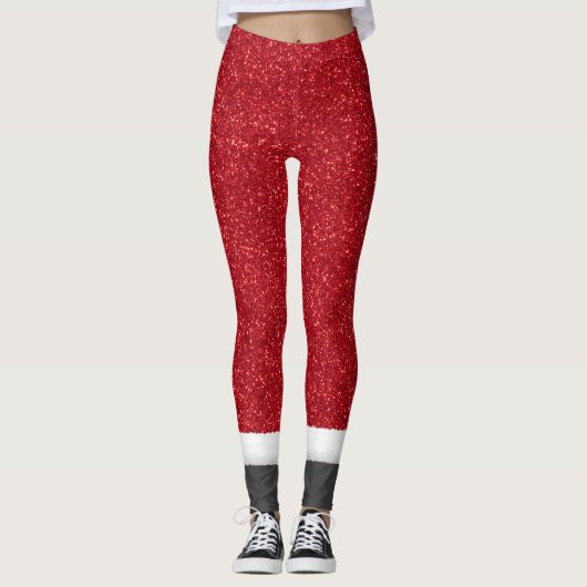 Santa's Leggings, Kerstmis Leggings (Voorkant)