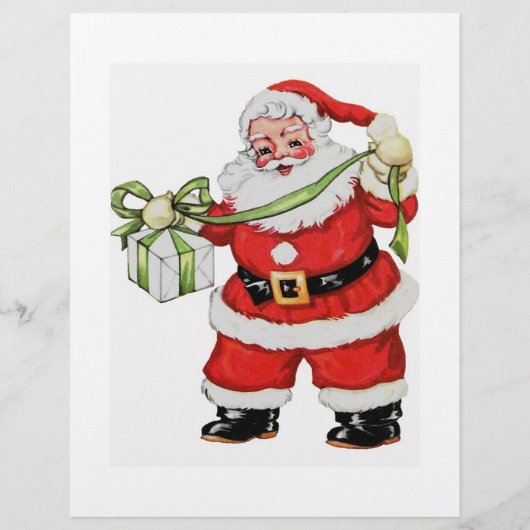 Santa's Letter Reindeer North Pole Red Bows (Achterkant)