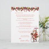 Santa's Letter to Child Rendier Noordpool (Staand voorkant)