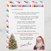 Santa's Letter to Children Christmas Lights Tree (Voorkant / Achterkant)