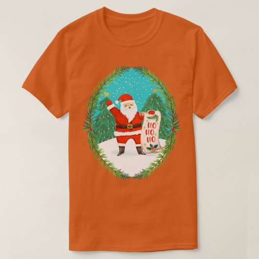 Santas-lijst T-shirt (Design voorkant)