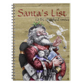Santa's List Notitieboek (Voorkant)