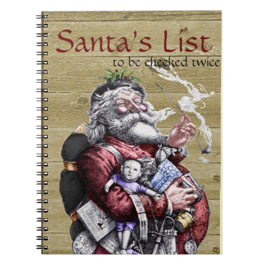 Santa's List Notitieboek (Voorkant)