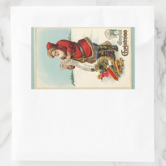 Santa's List Sticker (Tas)