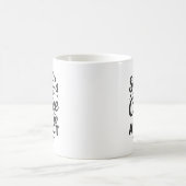 Santa's Little Coffee Addict - Grappige Kerstkaart Koffiemok (Center)