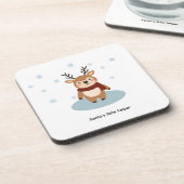 Santa's Little Helper Bier Onderzetter (Linkerzijde)