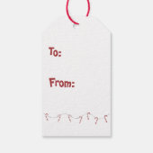 Santas Little Helper Candy Canards to from Cadeaulabel (Achterkant)