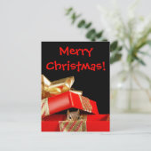 Santa's Little Helper Chipmunk Feestdagenkaart (Staand voorkant)