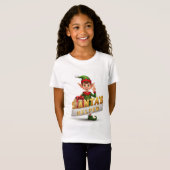 Santa's Little Helper Christmas Kinder T-shirt - C (Voorkant volledig)
