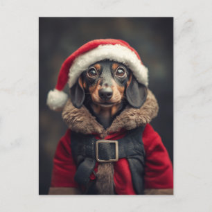 Santa's Little Helper Dog Briefkaart