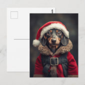 Santa's Little Helper Dog Briefkaart (Voorkant / Achterkant)