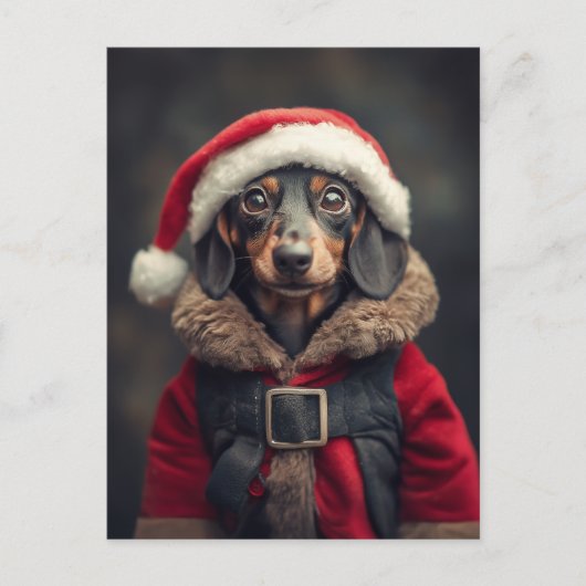 Santa's Little Helper Dog Briefkaart (Voorkant)
