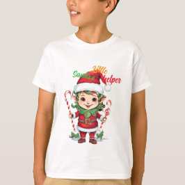 Santa's Little Helper Elf Kerst T-shirt