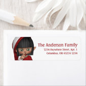 Santa's Little Helper Elf Kerstmis d3 Etiket (Insitu)