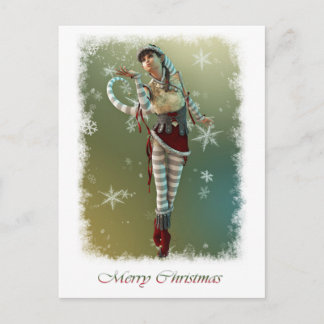 Santas Little Helper Elsie Feestdagenkaart