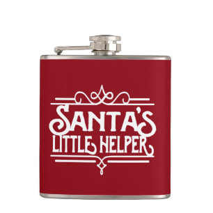 Santa's Little Helper Flask Heupfles