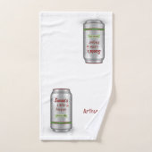 Santa's Little Helper Holiday Ale gepersonaliseerd Bad Handdoek (Handdoek)