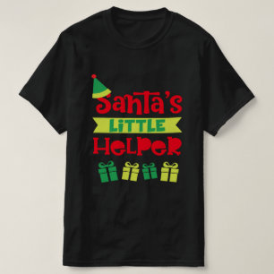 Santas Little Helper Kerstcadeau Ideeën T-shirt