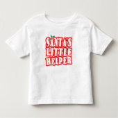 Santas Little Helper Kinder Shirts (Voorkant)