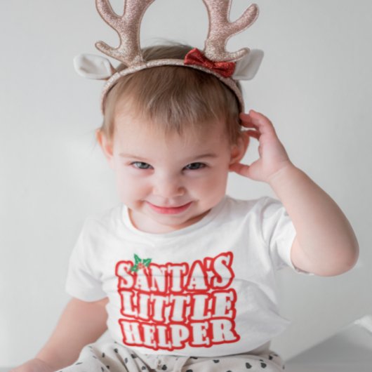 Santas Little Helper Kinder Shirts