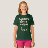 Santas little Helper Lisa T-Shirt (Voorkant volledig)
