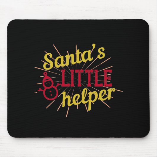 Santa's Little Helper Muismat (Voorkant)