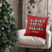 Santa's little helper Personalized  Kussen
