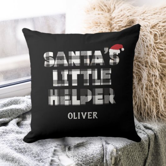 Santa's little helper Personalized  Kussen