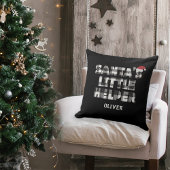 Santa's little helper Personalized  Kussen