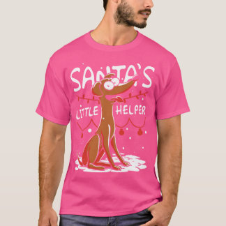 Santas Little Helper retro T-shirt