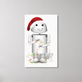 Santa's Little Helper Robo-x9 Canvas Afdruk (Voorkant)
