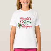 Santas Little Helper Shirt - Schattigee Familie Ke (Voorkant)