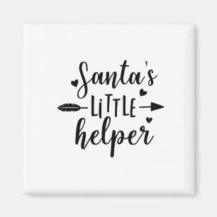 Santa's Little Helper zwangerschapsaankondiging Magneet