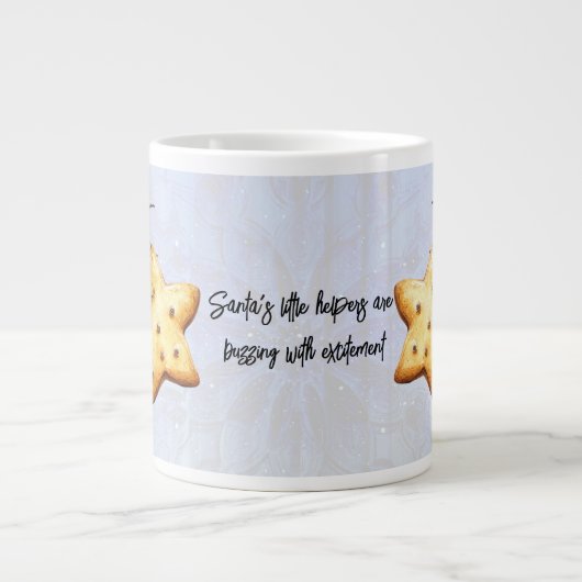 Santa's Little Helpers Are Buzzing With Excitement Grote Koffiekop (Voorkant)