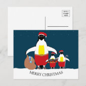 Santa's Little Helpers Holiday Briefkaart (Voorkant / Achterkant)