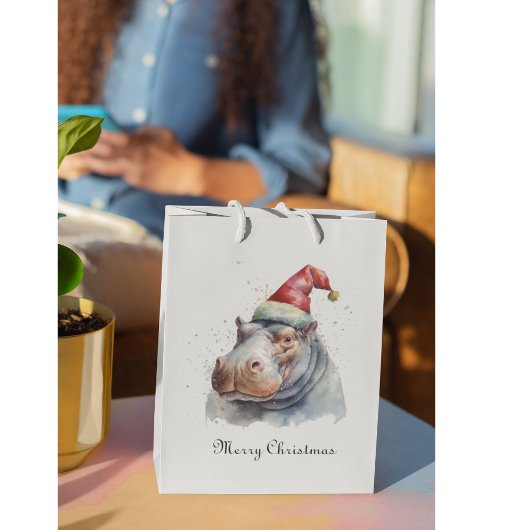 Santa's Little Hippo, op maat Medium Cadeauzakje