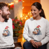 Santa's Little Hippo, op maat T-shirt