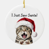 Santa's Little Kitten Helper Cat Ornament (Achterkant)