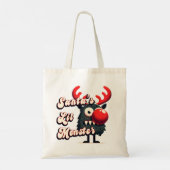 Santa's Little Monster Tote Bag (Achterkant)